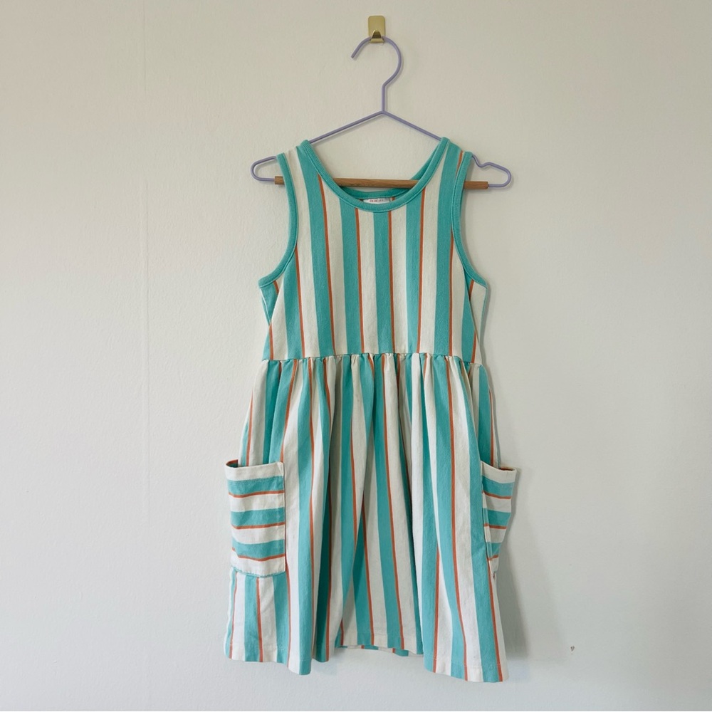 Hannah Andersson Sleeveless Playground Dress with Pockets